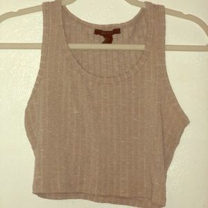 Tan crop top